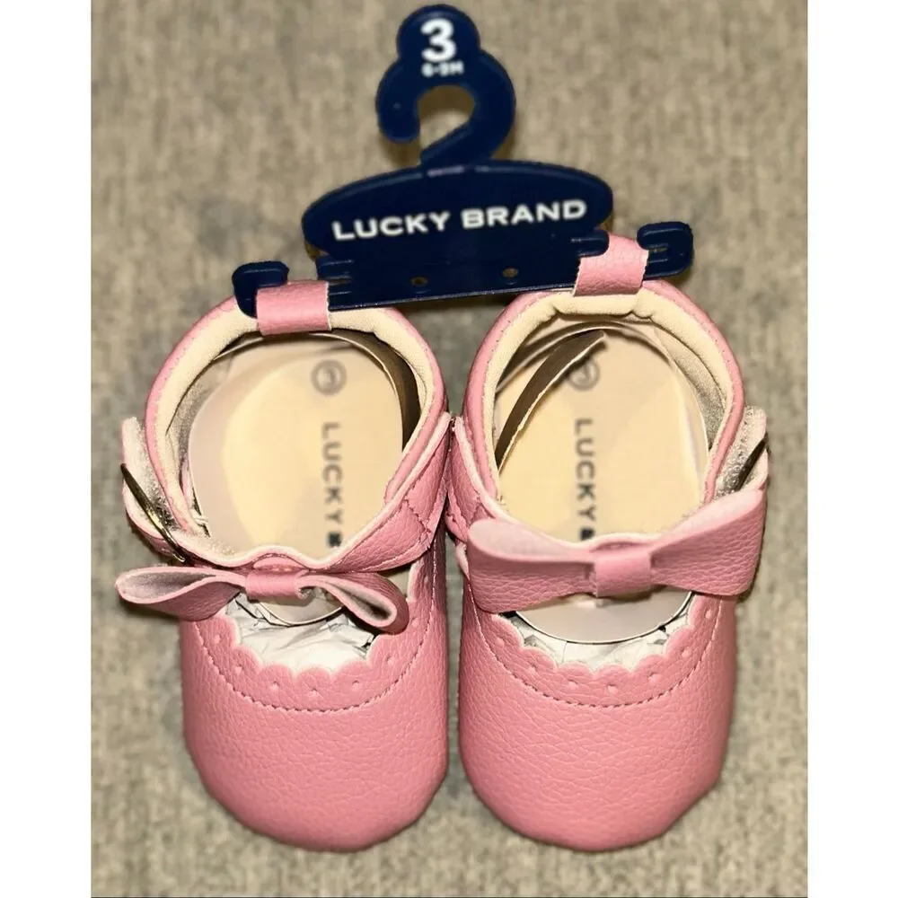 Lucky Brand pink mabel flats size 3